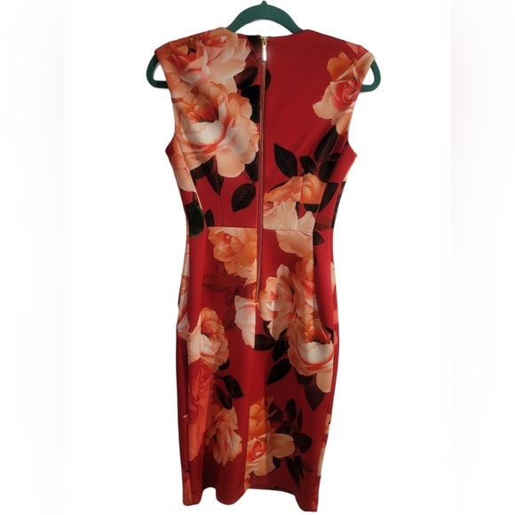 NWOT Calvin Klein Floral Dress - Picture 2 of 3